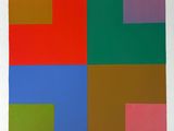 an image of a painting with squares of different colors