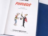 a book with a picture of a man and a woman talking to each other