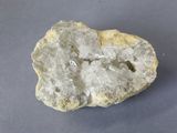 a rock that has some kind of rock on it