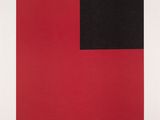 an image of a red and black square on a white background