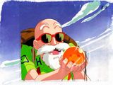 image de bande dessinée représentant un homme barbu portant des lunettes de soleil et tenant une balle orange
