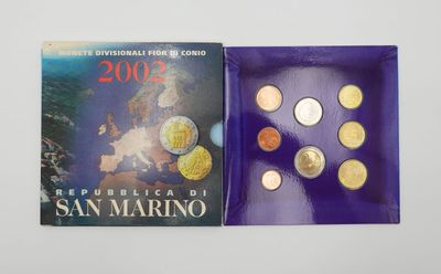 Plaquette euros Repubblica di San Marino 2002