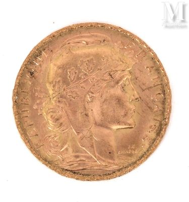 an image of a gold coin with a woman ' s head on it