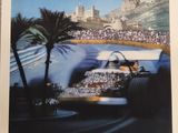 a poster for the monaco grand prix in monaco