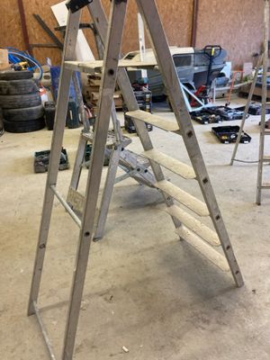 an image of a ladder in a garage