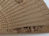 a close up of a piece of paper with writing on it
