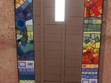 a picture of a mirror that is made out of glass