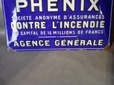 a blue sign that says phenix on it