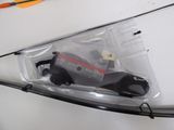 a plastic bag with a toy car inside of it