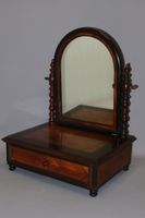 Barbière de table à tiroir Napoléon III en placage de bois d…