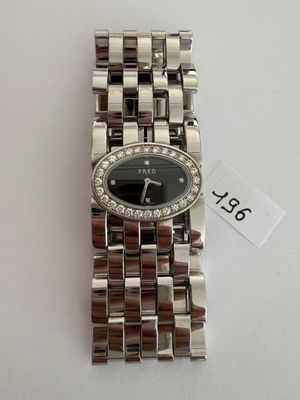 Montre Manchette en acier, signée - FRED - Paris - PRETTY WO…