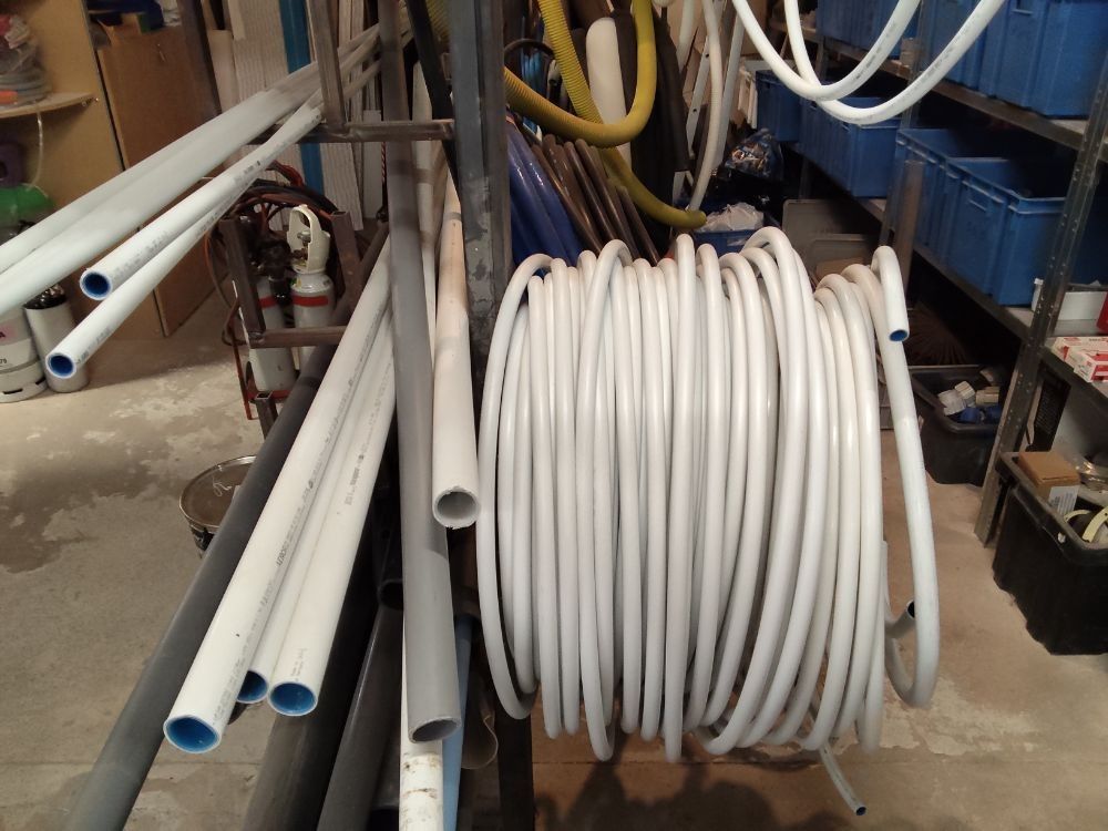 1 lot de tuyaux multicouche avec raccord