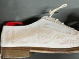 a pair of shoes that are sitting on a table