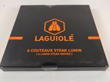 the box is black and orange with a logo on it