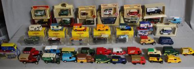 a lot of toy cars that are sitting on a table