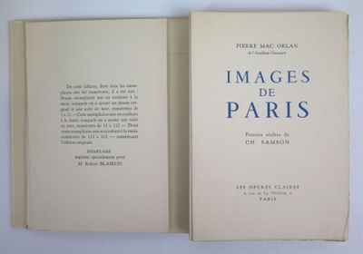 a book opened to show a picture of the paris city