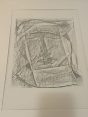 Henry de Waroquier "linceul" , dessin 1922 , 27 x 21 cm sign… - Photo 1