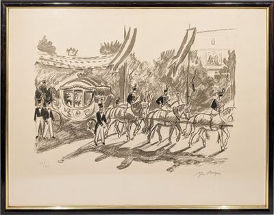 Yves BRAYER (1907-1990) "Le carrosse"