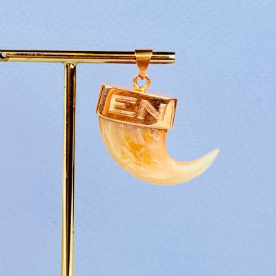 une photo d'une paire de boucles d'oreilles sur laquelle est posé un sac