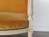 a couch that is sitting on the floor in a room