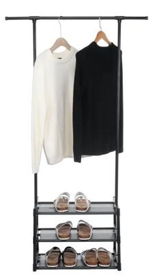 Lot de 5 Portes-Manteau/Meuble d'Entrée avec Étagère de Chau…