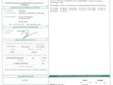 a close up of a document with a picture of a person on it