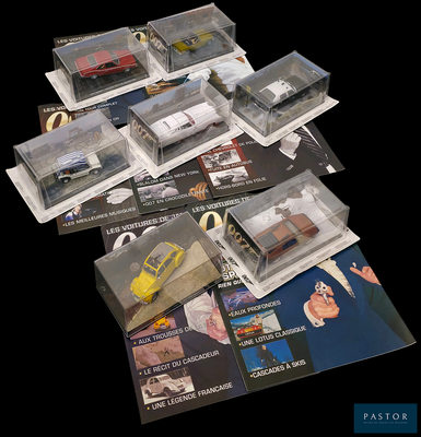 Ensemble de 7 voitures miniatures 1/43, éditions GE Fabbri, …