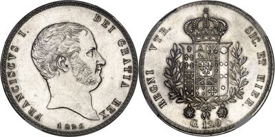 a close up of a coin with a crown on top of it