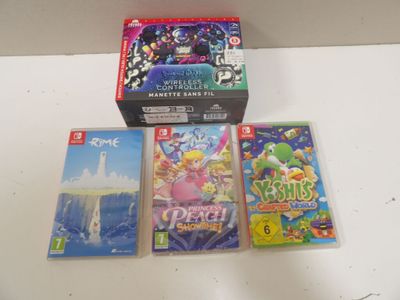 three nintendo wii games sitting on a table next to each other