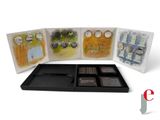a picture of a picture of a box with chocolates in it