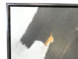 une photo d'une photo d'une peinture en noir et blanc