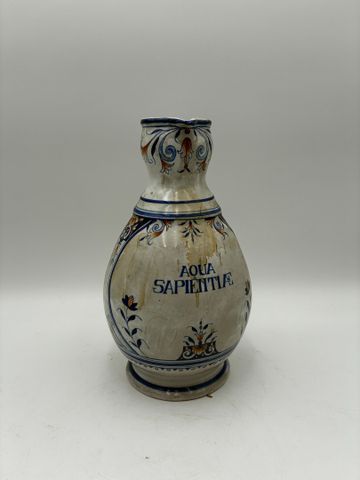 Léon WARIN à MALICORNE – Grand pot / pichet « AQUA SAPIENTIAE »  ...