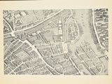 map of the city of london in the 19th century, showing the river thames