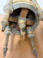 DEUX CHAISES DE HARPISTE en bois mouluré sculpté laqué deux … (photo 4)