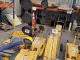 many different types of equipment in a warehouse