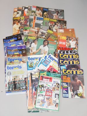 Ensemble de revues Tennis de France des années 1969 à 1975 (…