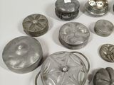 a lot of metal objects that are on a table