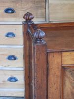 PETIT MEUBLE DE RANGEMENT en noyer sur roulettes. (photo 2)