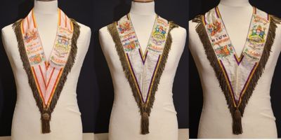 3 cordons de : Independent Order of Rechabites Salford Unity…