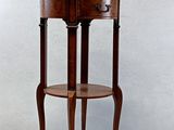 an image of a wooden table with a drawer on top of it