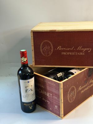 12 bouteilles Château LA TOUR CARNET 2010 4ème GCC Haut Médo…