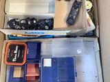 a box full of assorted items that are in it