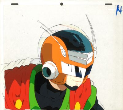 une image représentant un dessin d'un homme portant un casque