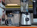 a blender sitting on top of a shelf in a store
