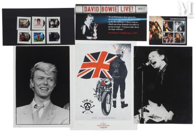 Lots de timbres David Bowie 2017