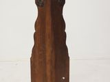an image of a wooden vase on a white surface
