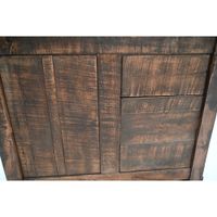 JOLI BUFFET DE CHASSE REGENCE sur plinthe en chêne patiné à … (photo 5)