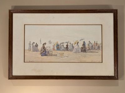 une image d'un tableau accroché au mur d'une pièce