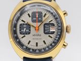 an image of a close up of a watch on a white surface
