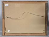 an image of a drawing of a bird on a piece of cardboard